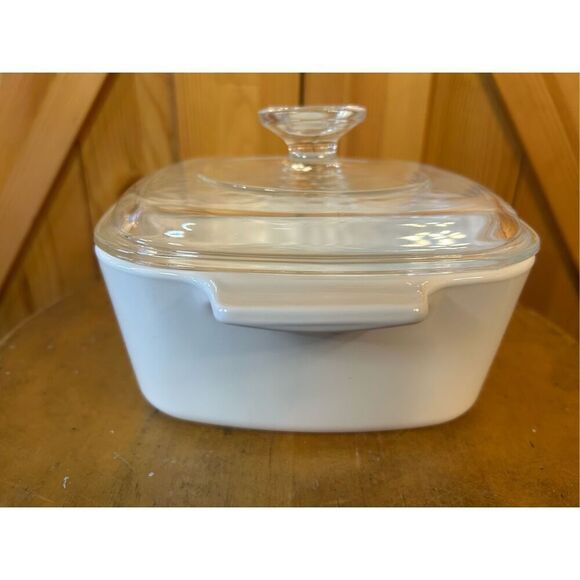 Vintage Corning Ware LE PERSIL LA SAUGE A-1 1/2 -B 1 1/2 w/ Pyrex A 7 C Lid (845 - Picture 4 of 10